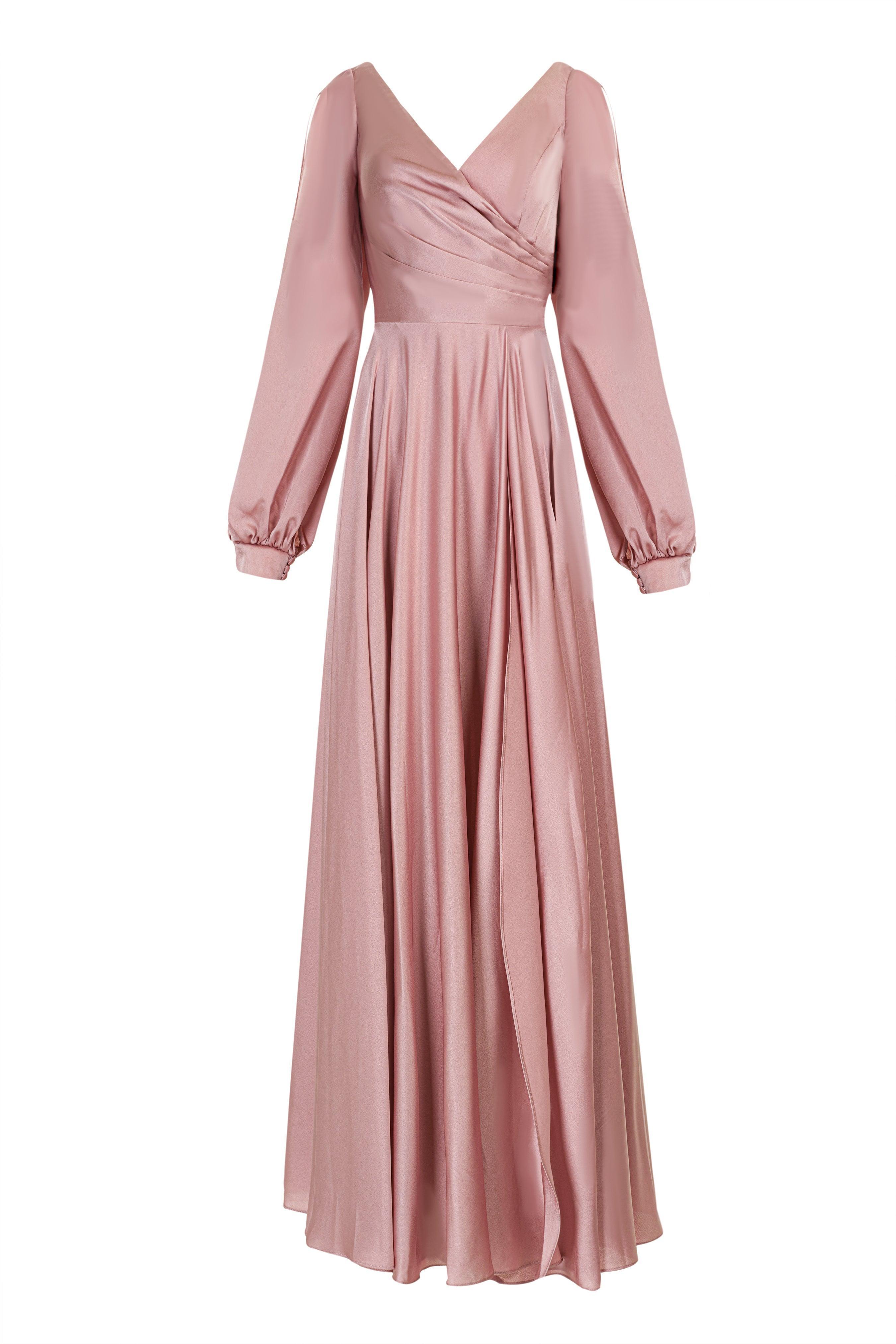 Long Sleeved Wrap Dress