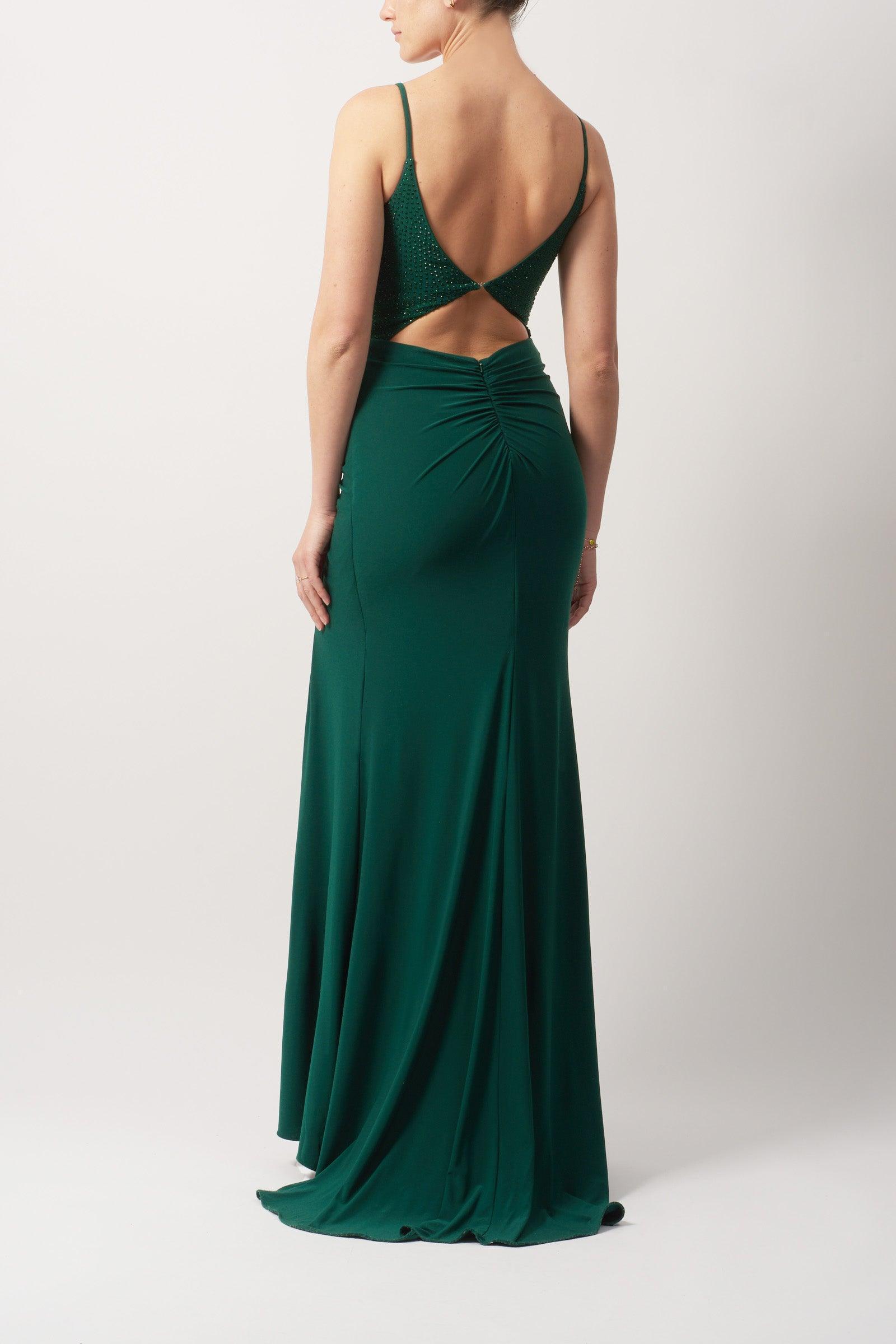Cut-Out Ballgown Dress