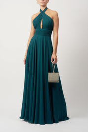 Exotic Halter Dress