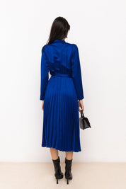 Satin Long Sleeve Dress