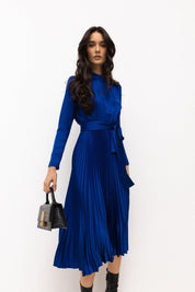 Satin Long Sleeve Dress