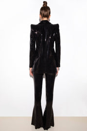 SEQUIN EMBELLISHED BLAZER