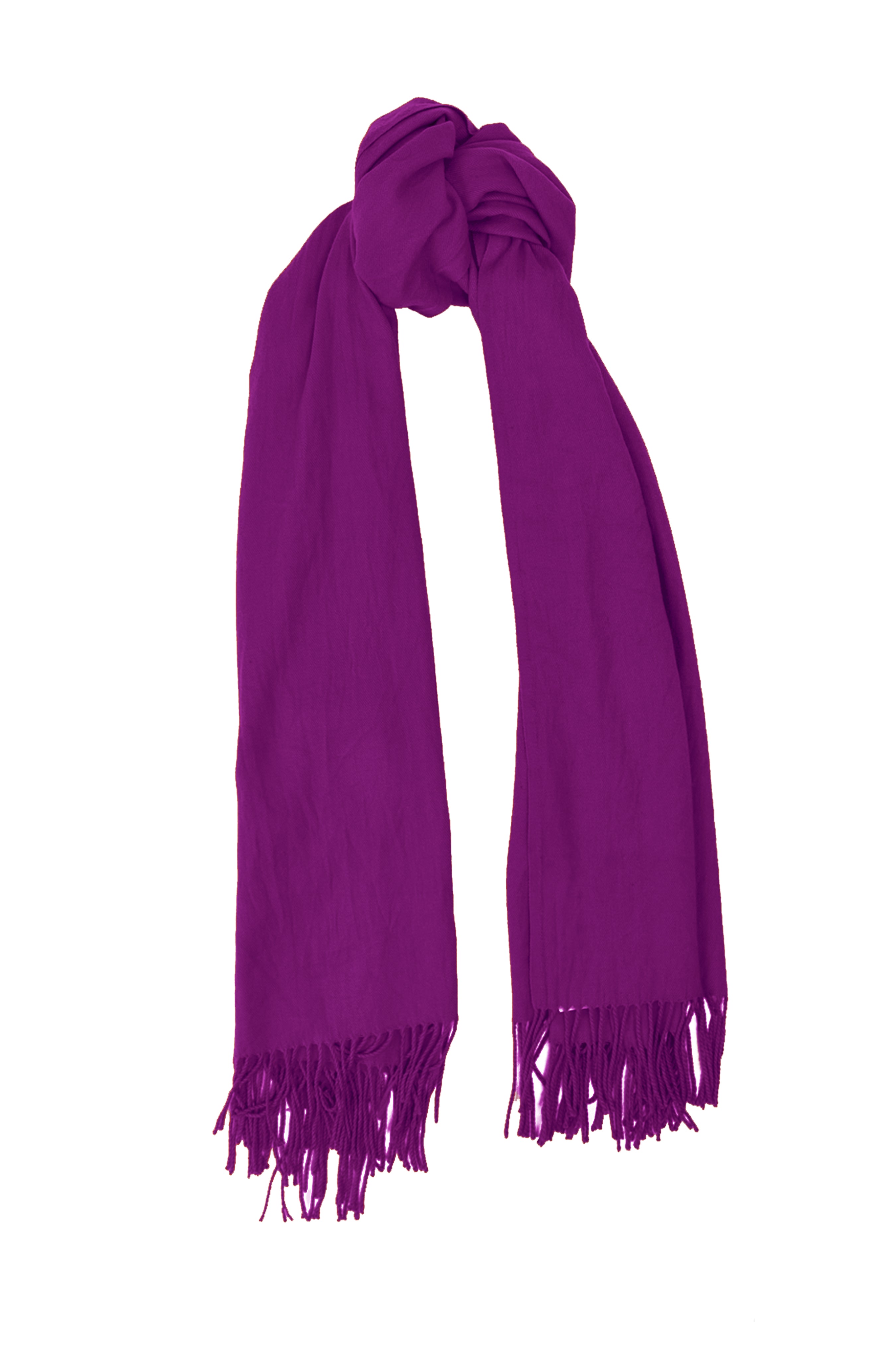 CLASSIC FRINGE WOOL SCARF