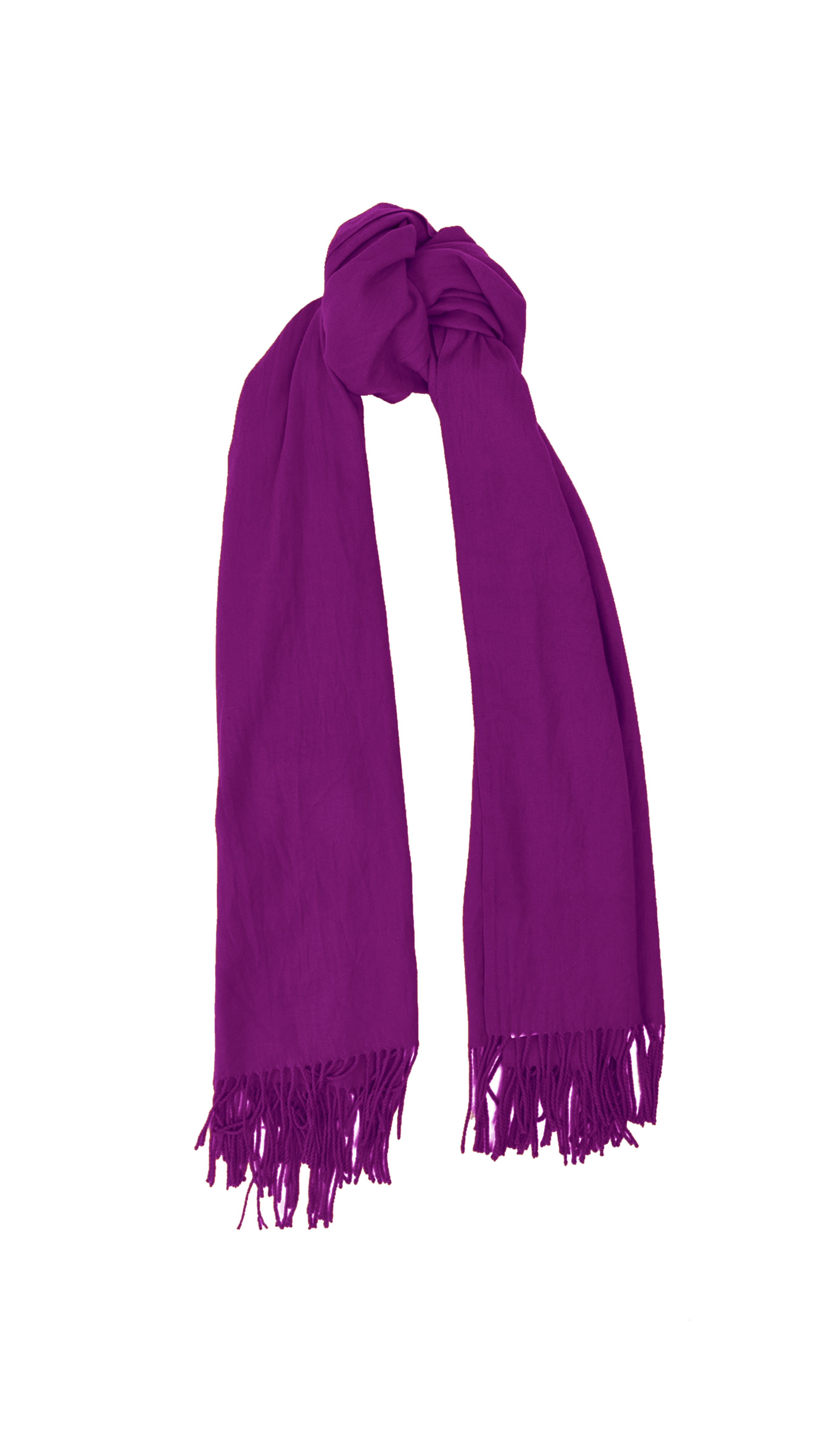 CLASSIC FRINGE WOOL SCARF