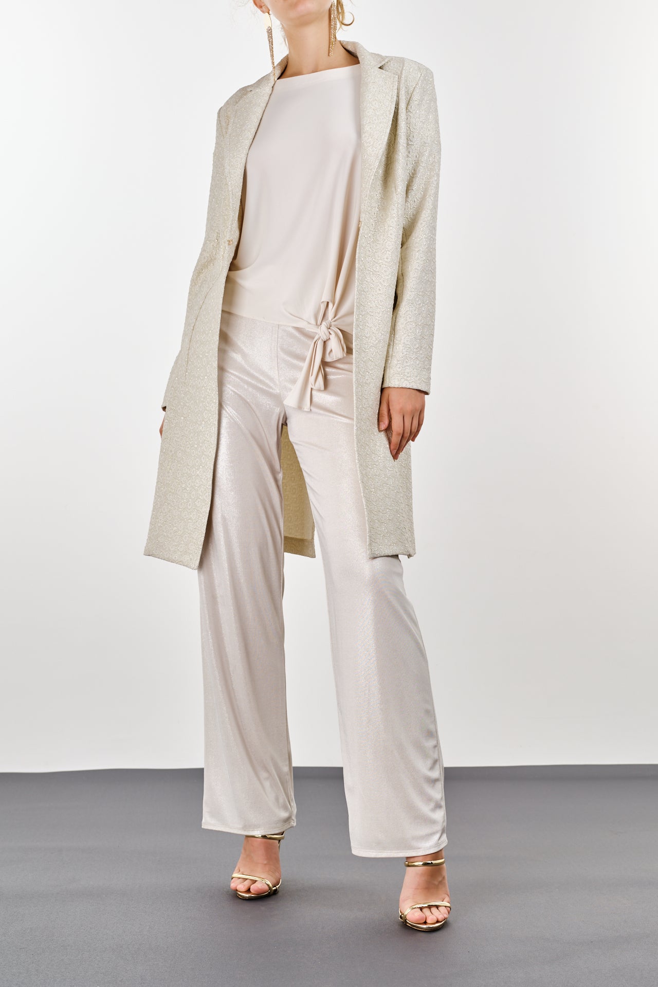 LACE LONG COAT