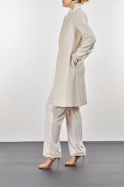 LACE LONG COAT