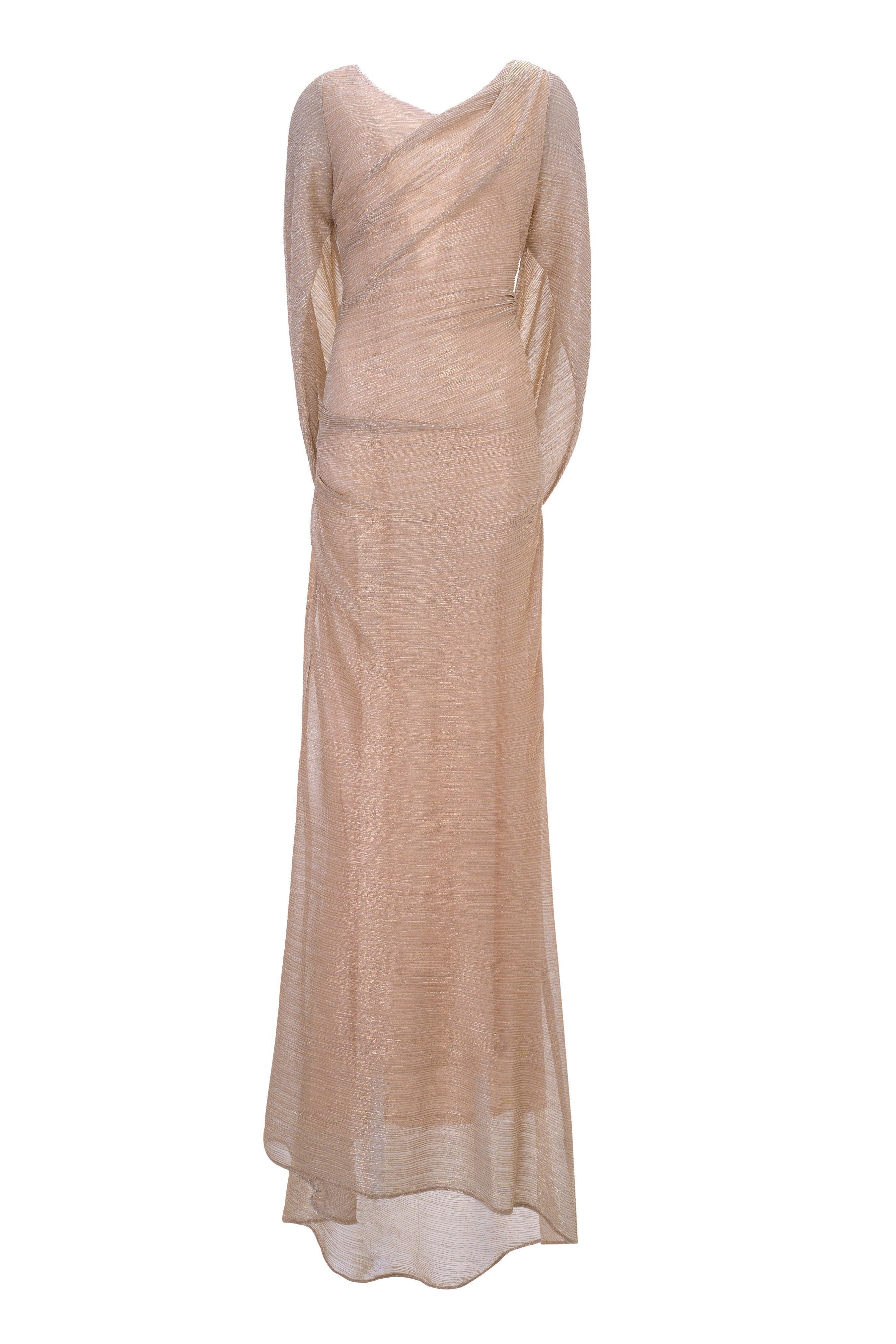 Glitter Wrap Dress