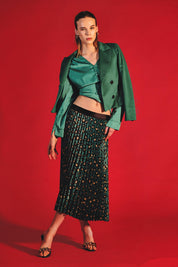 DOUBLE-BREASTED CROPPED BLAZER