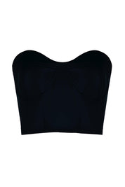Black Sweetheart Crop Top